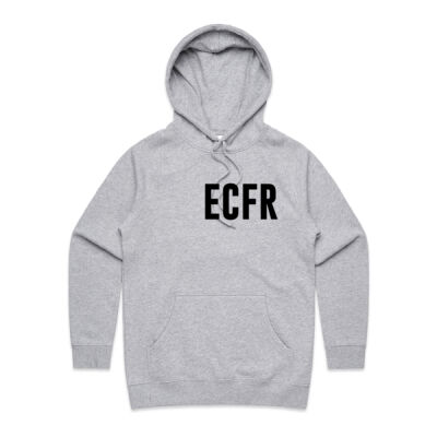 ECFR (Black Logo) Supporter Womens hoodie Thumbnail
