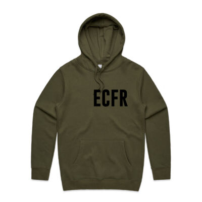 ECFR (Black Logo) Supporter Unisex Hoodie Thumbnail