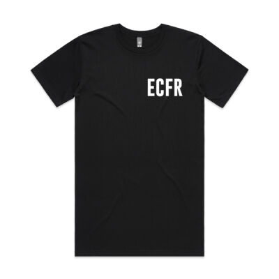 ECFR Supporter (White Logo) Unisex Tee  Thumbnail