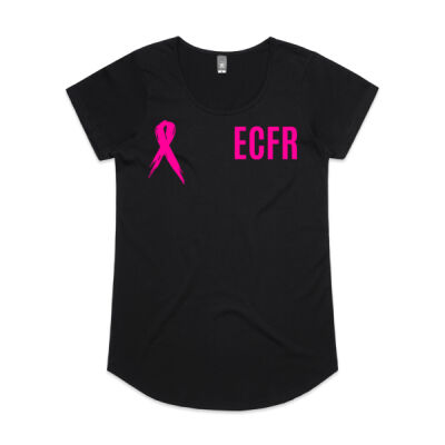 F**K Cancer - ECFR Breast Cancer "Mali Scoop" Shirt  Thumbnail