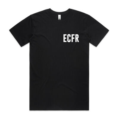 ECFR Supporter (White Logo) Unisex Tee  Thumbnail
