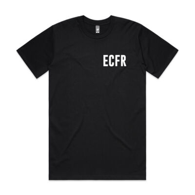 ECFR Supporter (White Logo) Unisex Tee  Thumbnail